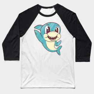 Little Baby Shark Baseball T-Shirt